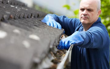 cleaning and inspecting Kimberworth Park roofs